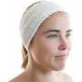 thumbnail image 1 of Disposable Headbands for Facials Spa Exercising Make Up 4 Elastic bands Individual Little Packaging 100 count (White), 1 of 4