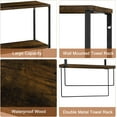 thumbnail image 7 of Oumilen Wall Mount Bathroom Shelf Rustic 8.07"x15.75" 2 Tier, 7 of 7