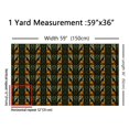 thumbnail image 3 of Homewish Spooky Halloween Castle Fabric by the Yard 2 Yard,Black Crow Raven Room Decor Fabric by the Yard,Orange Pumpkin Fabric for Sewing For Boys Kids,Ultra Soft Home Decor, 3 of 6