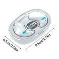 thumbnail image 3 of FEISHENTT Wireless Invisible Earbuds Hidden Headphones for Side Sleepers Invisible Sleep Earbuds for Sleeping Sleep Small Tiny Mini Bluetooth Headphones Earphones Ear Buds for Small Ears, 3 of 6