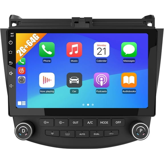 [2GB 64GB] Car Radio Stereo Android 13 for Honda Accord 7th 2003 2004 2005 2006 2007 with CarPlay Android Auto