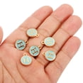thumbnail image 4 of Uxcell Letter Pendants Drops, 50 Pack Character H Alphabet Pendant Double Sided for Jewelry Making DIY, Blue, 4 of 6