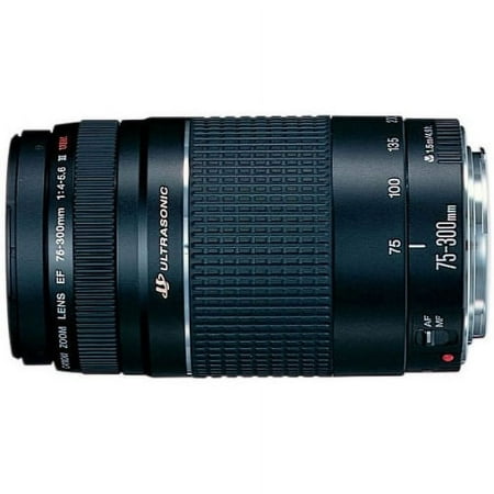 Image of Restored Canon EF 75-300mm f/4-5.6 III Telephoto Zoom Lens (Refurbished)