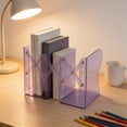 thumbnail image 6 of Transparent Expandable Book Stand, Acrylic Adjustable Holder, Desktop Organizer, Sturdy Storage for Office Home Library Shelves, KTFgvq, 6 of 6