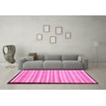 thumbnail image 3 of Ahgly Company Indoor Rectangle Abstract Pink Modern Area Rugs, 5' x 8', 3 of 4