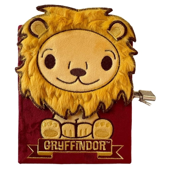 Harry Potter Harry Potter: Gryffindor Plush Lock & Key Diary, (Hardcover)