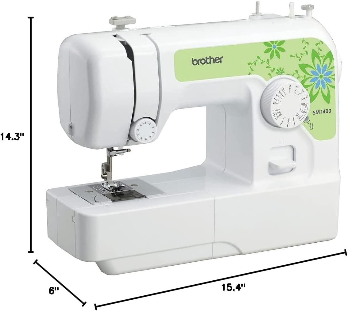 Brother SM1400 14-Stitch Sewing Machine With Premium Thread 6-Pack