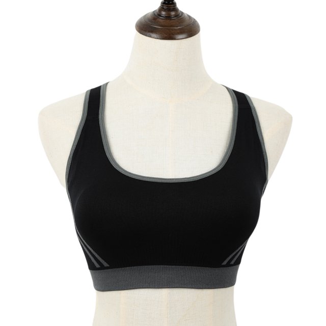Sujetador de gimnasio para mujer, camiseta sin mangas deportiva cruzada con relleno elástico Camis Irfora Sujetador de gimnasio para mujer
