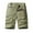Green, variant on YYDGH Men's Lightweight Multi Pocket Cotton Casual Cargo Shorts Outdoor Twill Camo Shorts with Zipper Pockets Dark Gray S