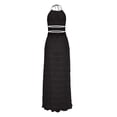 thumbnail image 4 of CHUMUD Dressy Skirt Sets for Women 2 Piece Outfits Summer Matching Set Sleeveless Halter Crop Tank Top Drawstring Maxi Skirts Casual Ruffle Evening Party Set, 4 of 7