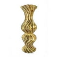thumbnail image 4 of HomeRoots 354527 8 x 8 x 22 Po Vase Texturé en Céramique Rouge Vert Or, 4 of 5