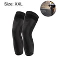 thumbnail image 2 of Extra Long Leg Support Knee Sleeves for Basketball, Football, Knee Pain, Exercise, 2 of 5
