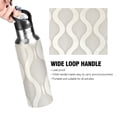 thumbnail image 4 of Yayeee 20oz Insulated Water Bottle Double Wall Stainless Steel with Flip Straw Lid, Light Gray Pattern, 4 of 7