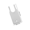 thumbnail image 2 of unbranded Llave De Repuesto Para De Papel Higiénico Y Toallas Plateada, 2 of 8