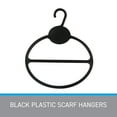 thumbnail image 2 of SSWBasics Black Scarf Hanger - Pack of 50, 2 of 7