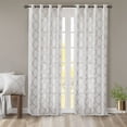 thumbnail image 2 of Fretwork Print Grommet Top Window Curtain Panel(Only 1 Pc Panel) On-Site, 2 of 12