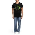 thumbnail image 4 of CafePress - Gamer Cat Pajamas - Women's Short Sleeve Print T-Shirt and Pants Dark Cotton Pajama Set, 4 of 7