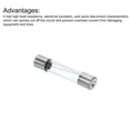 thumbnail image 4 of 18Pcs Glass Tube Fuses, Axial-with Wire 6x30mm 7A 250V Replacing or Repairing Many Home Electronics (F7A), 4 of 4