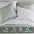thumbnail image 6 of Regency Heights Queen Size Comforter Set, 7-Piece Reversible Bed in a Bag with Sheets, Sage Green, 6 of 13