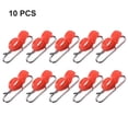 thumbnail image 4 of Lefu 10 Pcs clip d'Appât de Pêche en Mer en Acier Inoxydable clip de Libération d'Hameçon, 4 of 9