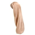 thumbnail image 7 of Satin Sleep Hair Bonnet, Long Hair Wrap for Braids, Elastic Hair Cap, Hair Protection Sleep Cap for All-Night, Fade-Preventing Satin Bonnet, Comfortable Hair Care Cap for Long Hair & Braids(H), 7 of 7