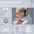 thumbnail image 3 of Auriculares Inalámbricos Bluetooth Transparentes Digitales TWS Estéreo Bilaterales Con Anillo De Cobre, 3 of 4