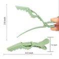 thumbnail image 3 of 14 Pack Alligator Hair Clips for Styling Sectioning Larger Salon Pro Hair Clips for Barber Clips for Hair Coloring, Cutting, Sectioning Big Gator Cutting Hair Clips Salon Alligator Clips for Hair, 3 of 5