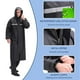 thumbnail image 2 of Impermeable largo, impermeable con capucha y tiras reflectantes, impermeable holgado para hombre, ligero y reutilizable, adecuado para actividades al aire libre de adultos bajo la lluvia, 2 of 2