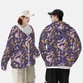 thumbnail image 6 of Fotbe Snake And Floral Men's Women's UPF 50+ Sun Protection Jacket Hooded Cooling Shirt with Pockets Hiking Outdoor Performance-Large, 6 of 9