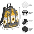 thumbnail image 2 of Fuzoiu Bee Kind Print Lightweight Daypack,Weekender Bag for Men and Women, Travel Backpack with Padded Straps for School, Travel & Work, 2 of 7