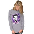 thumbnail image 5 of Kanji Style Betty Boop Be Bold Women's Long Sleeve T Shirt Brisco Brands X, 5 of 6