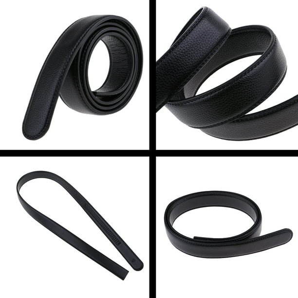 2x Interchangeable Belt Without Buckle Belt for Belt Buckle to Change 3.5cm Width 1.2m Length