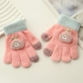 thumbnail image 2 of Fgnfyis Boys Girls Knitted Gloves Kid Children Stretchy Knit Cold Weather Kids Winter Gloves D, 2 of 4