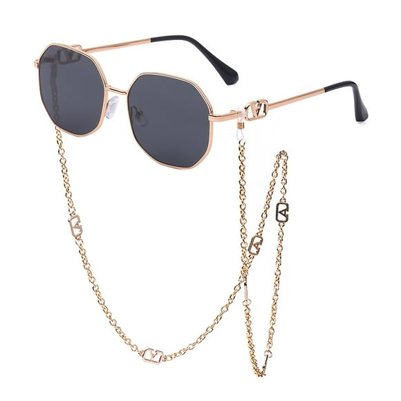 Gold Lanyard Chain for Sunglasses - Women's and Kids Eyeglass Frame Chains -