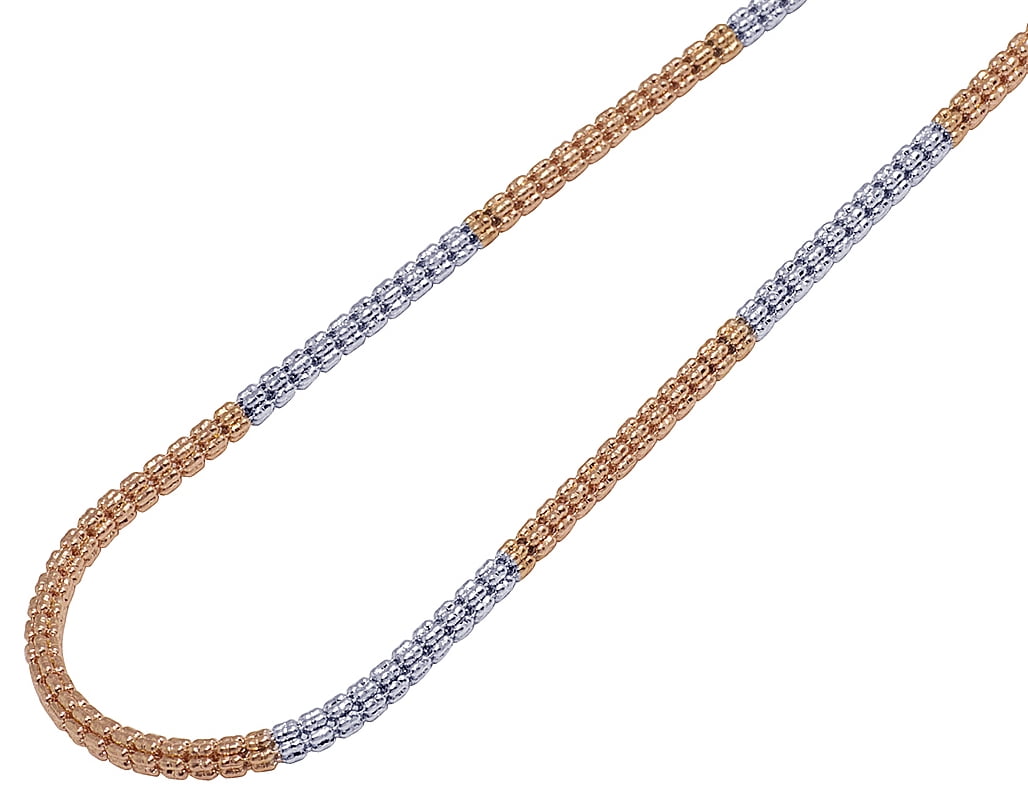 10K Rose White Gold Two Tone Diamond 