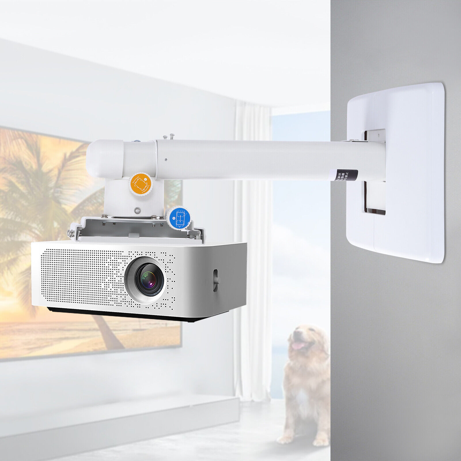 Miumaeov Universal Short Throw Projector WallMount Projector Hanger