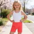 thumbnail image 2 of Toddler Girls Bike Kids Bermuda Shorts Pants Dance Leggings Playwear for Infant Baby Summer Casual Shorts 5-14 Years, 2 of 6