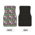 thumbnail image 2 of Vsdgher Daisies Flowers Car Foot Mat Set of 4 Pieces Universal Floor Liner Car Accessories Fits Most Cars, Trucks, Vans, sedans, SUV, 2 of 7
