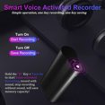 thumbnail image 4 of 16GB Voice Recorder, Mp3 Spy Magnetic Recording Device Hidden Voice Activated Mini Audio Recorder,HD Digital Voice Activated Recorder Magnetic Recorder Device for Meetings Interviews Classes Lectures, 4 of 8