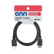 Onn. 4ft HDMI Cable, Black Color