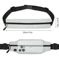 thumbnail image 4 of 2pcs Slim Running Belt For Men and Women Waist Fanny Pack Phone Holder Pouch Bag Reflective Zipper Pocket Workout Cycling Fitness, 4 of 6