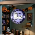 thumbnail image 4 of Decoraciones De Halloween: Placa Colgante De Madera Con Perro Paseando Para Puerta, Pared, Salón, Fiesta Navideña, 4 of 6