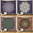 thumbnail image 2 of Tapiz para el hogar, tapiz bohemio, decoración de habitación, fondo de tela, estilo colgante, tapiz de mandala, 2 of 5