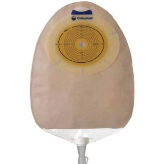 SenSura Urostomy Pouch, One-Piece System 10-3/8 Inch Length, Maxi 3/8 to 3 Inch Stoma Drainable Flat, Trim to Fit, 11804 - Box of 10