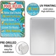 thumbnail image 3 of Lake Rules Tin Sign Cave Pool Country Lake House Farmhouse Cabin Beach Bar Wall Decor Sign 12x8 Inches, 3 of 5