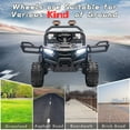 thumbnail image 5 of ThunderBolt 12V Kids Ride on Car, Electric Off-Road UTV Truck for Kids with Upgraded Battery for 2H, 2.4G Remote Control, Anti-Collision Bar, grippy tires,4-Wheel Suspension Ride on Car Kid UTV, 5 of 20