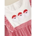 thumbnail image 6 of aturustex Infant Baby Girls Christmas Jumpsuit 0 3M 6M 12M Newborn Santa Claus/Christmas Tree Embroidery Romper Long Sleeve Crew Neck Bodysuits Toddler Little Girl Fashion Loose Casual Daily Clothes, 6 of 7