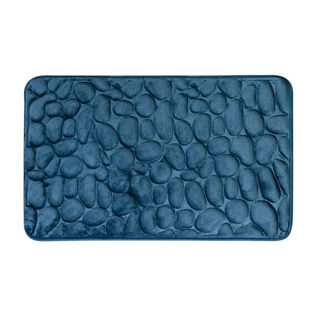 Vaidha Cobblestone- Embossed Bathroom Bath Mat Non-slip Carpets In Wash Basin Bathtub Side Floor Rug Shower Room Doormat Memory Foam Pad