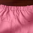 thumbnail image 6 of mihongmao Khaki Pants For Girls Chino Skinny Twill Children's Suits Elastic Waist Performance School Uniform Trousers Pink 11 Years, 6 of 7