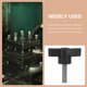 thumbnail image 4 of FENGGUIQU 10Ud Tornillos Con Pomo Z Shaped Negros Para Muebles Resistentes Plastico Acero Inox, 4 of 6